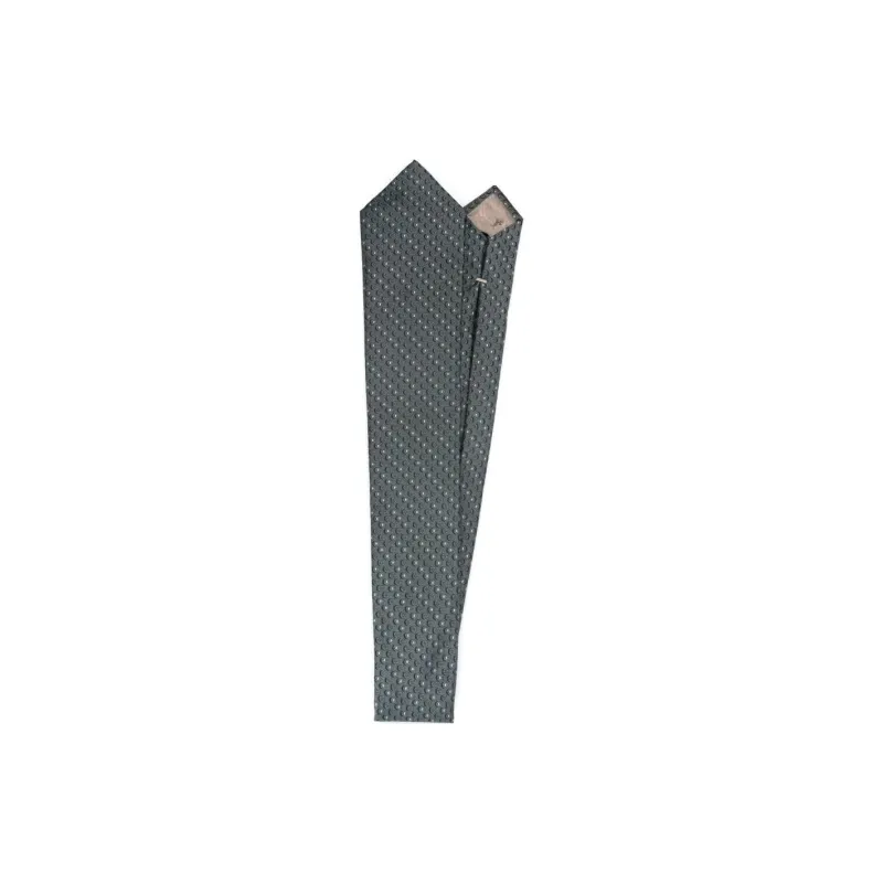 EMPORIO ARMANI Patterned jacquard Silk Tie-1