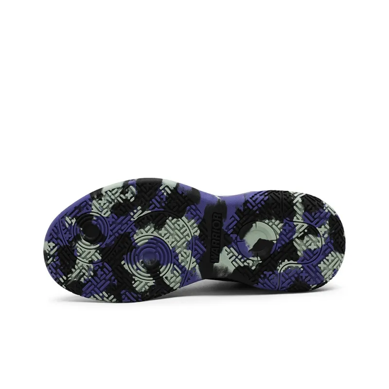 WARRIOR Basketball Shoes Men Low Top Purple-3
