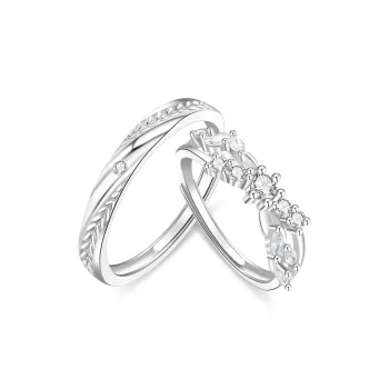 Lao Feng Xiang S925 Sterling Silver Rings Unisex