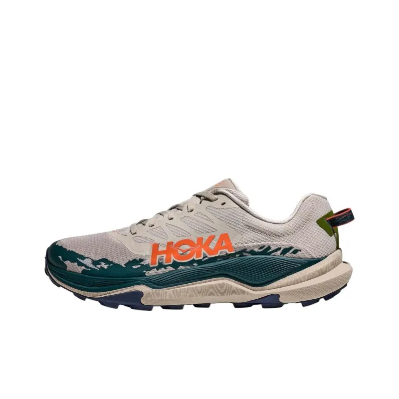 HOKA ONE ONE Anti Slip Wear Resistant Low Top Running Shoes Men's Taupe-0