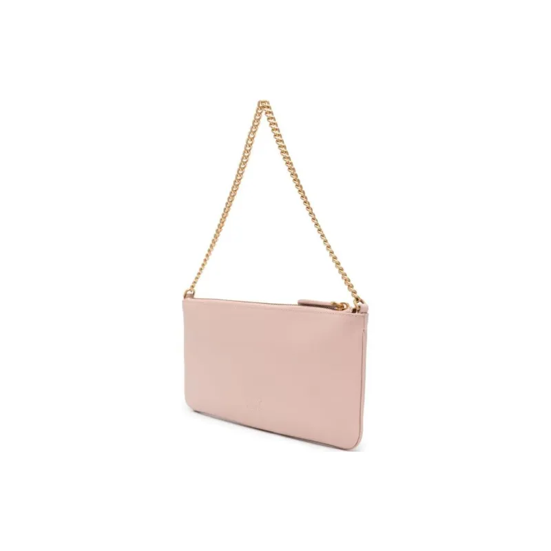 PINKO Goatskin Handbag, Shoulder Bag Women's Pink-1