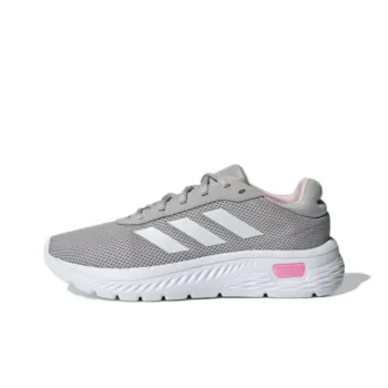Adidas Cloudfoam Comfy Grey Two Cloud White Clear Pink Women's
