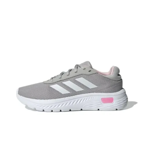 Adidas Cloudfoam Comfy Grey Two Cloud White Clear Pink Women's