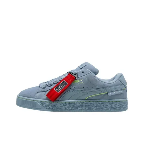 BMW M Motorsport x PUMA Suede XL Anti Slip Wear Resistant Low Top Skateboard Shoes Unisex Blue