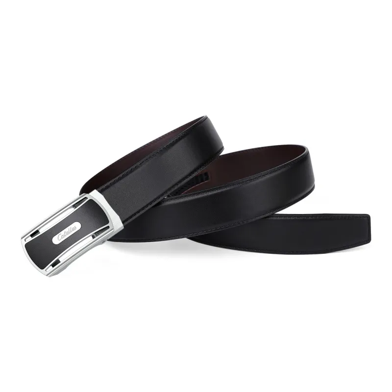 CATELLES Top Grain Cow Leather Leather Belts Men's 3.5cm-4