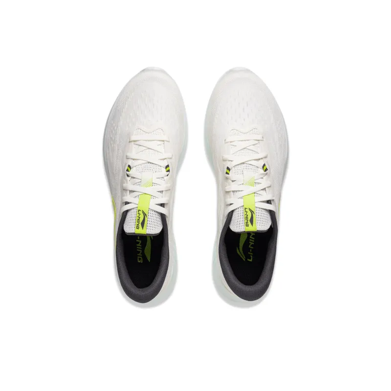 LiNing Qingyi Cushioning, Slip Resistant, Lightweight Low Top Running Shoes Men's Ivory-3