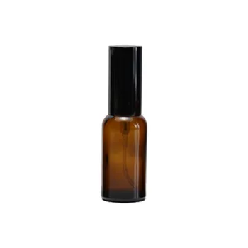 JIANYINGSHU Glass Spray Bottle Portable Partition Bottle Lightproof Glass Push Button Travel Small Bottle