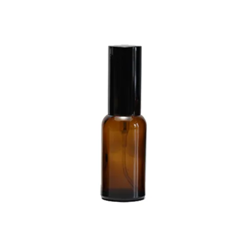JIANYINGSHU Glass Spray Bottle Portable Partition Bottle Lightproof Glass Push Button Travel Small Bottle