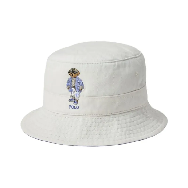 Polo Ralph Lauren Cotton Bucket Hats Unisex White-0