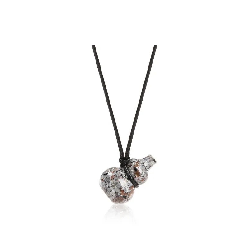 FOREVER MELODY Flame Stone Necklaces Men's-0
