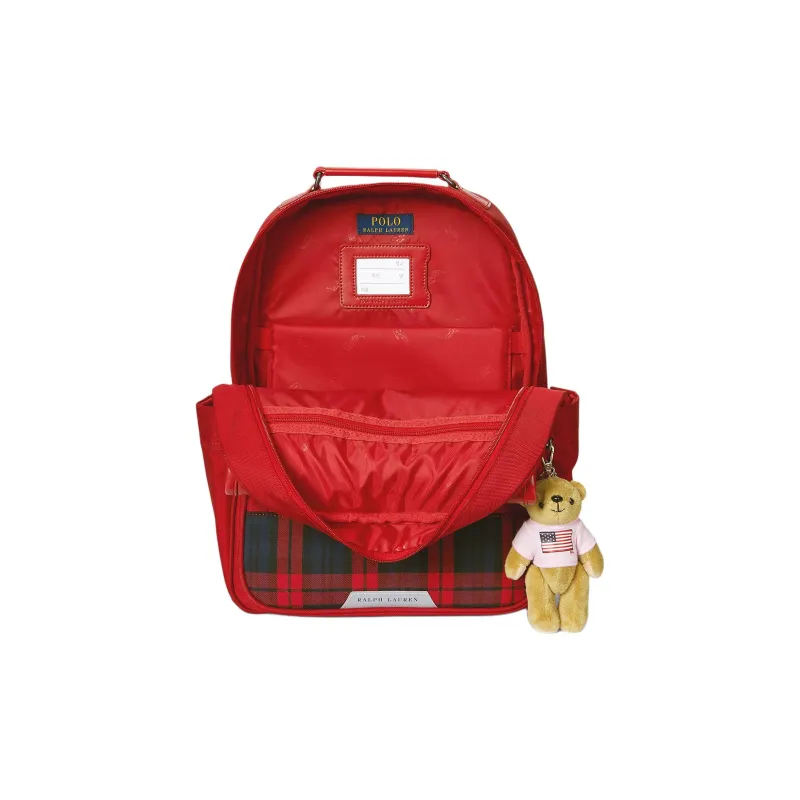 Ralph Lauren Nylon Backpack Combo Set Kids' Red-3