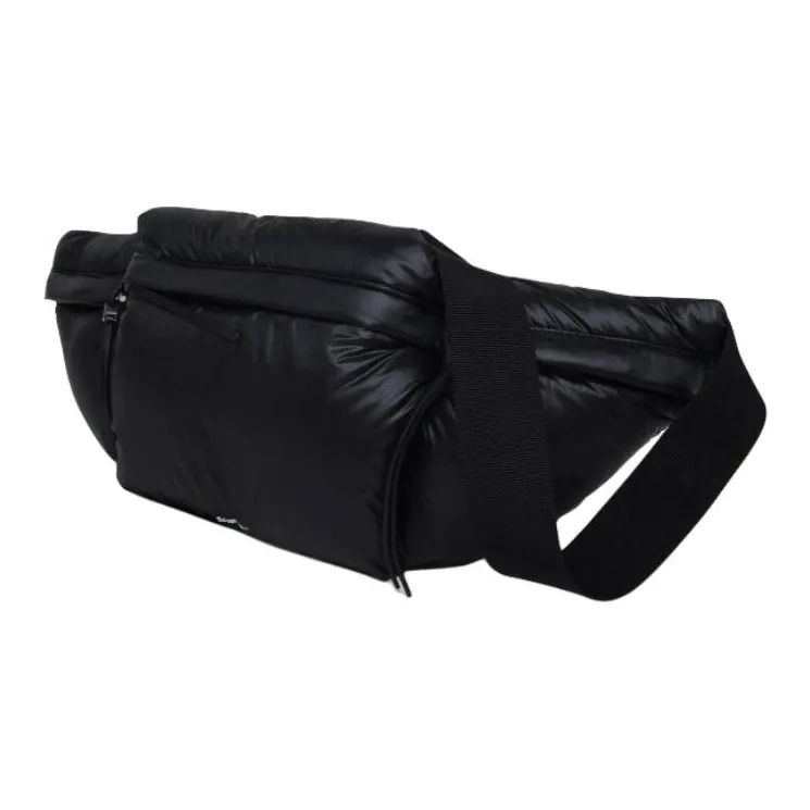 JIL SANDER + Logo Printed Zipped Padded Belt Bag-3