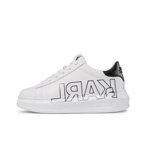 KARL LAGERFELD Low Top Skateboard Shoes Women's White
