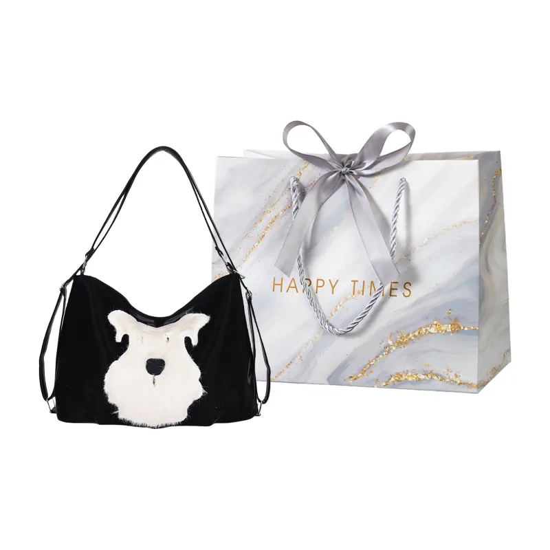 Miss Angel PU Shoulder Bag Backpack Women's Multicolor-6