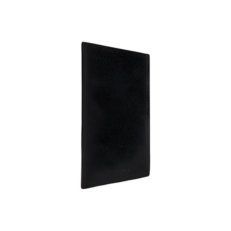 COACH High Quality Pebbled Leather Wallet Mini Men's Black-1