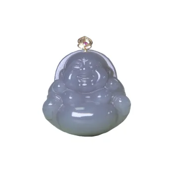 Ingenuity Hetian Jade Pendants Smoky Purple Women's