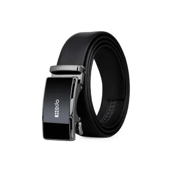 Red Bean Cow Split Leather Leather Belts Men's Width  3.5cm