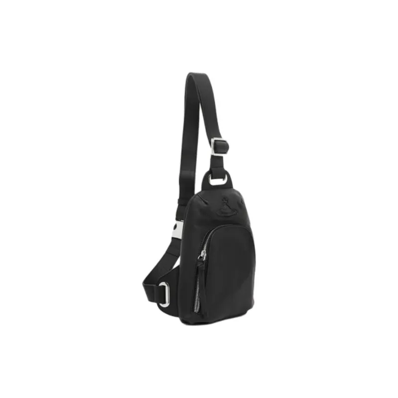 Vivienne Westwood Leather Crossbody Bag Men's Black-1