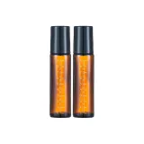 Tea Brown Roll-Up Travel Bottles 10ml[2 Pcs]