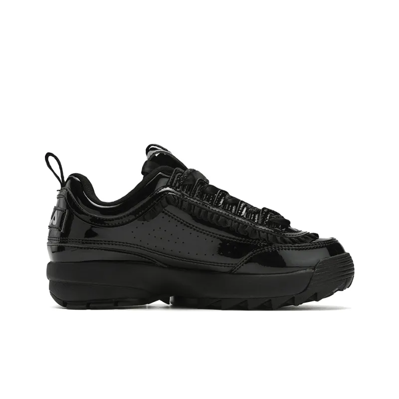 FILA Disruptor 2 Cushioning, Wear Resistant Low Top Casual Shoes Women's Black-1