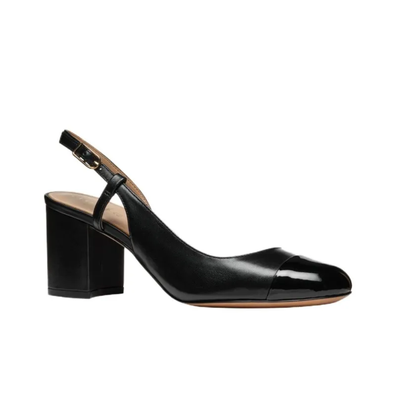 GEOX Virnilisa 65 Chunky Heel High Heels 6.5cm Women's Black-2