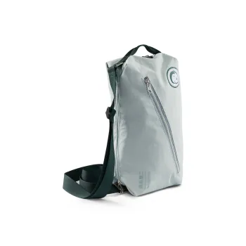 WATERFLY Zen Style Hu Er Collaboration Edition Nylon Crossbody Bag Unisex Green Grape Matcha
