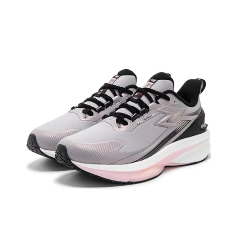361° Rainproof Screen 8.0 Slip Resistant Thermal Low Top Casual Running Shoes Women's Gray Purple Black-2