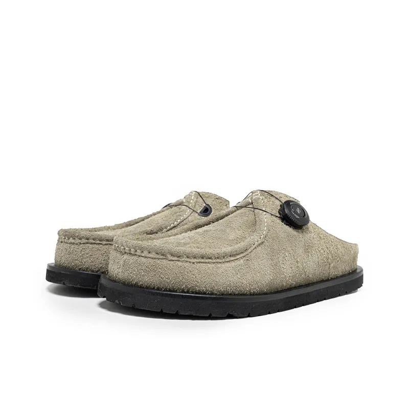 TC Abrasion-Resistant Wrap-toe Slippers Unisex Khaki-2