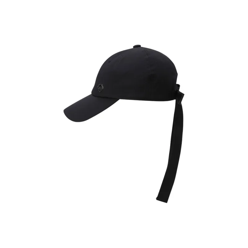DESCENTE Polyester Polyurethane Nylon Baseball Caps Women's Black-1