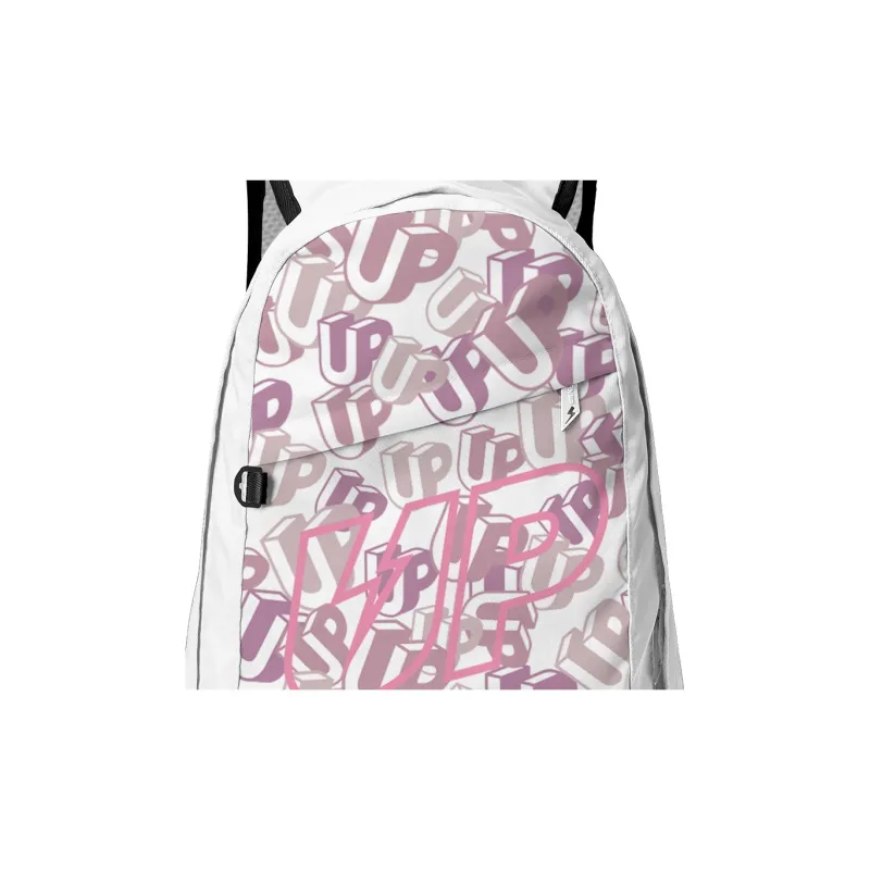 TURN UP Polyester Backpack Regular Unisex White-3
