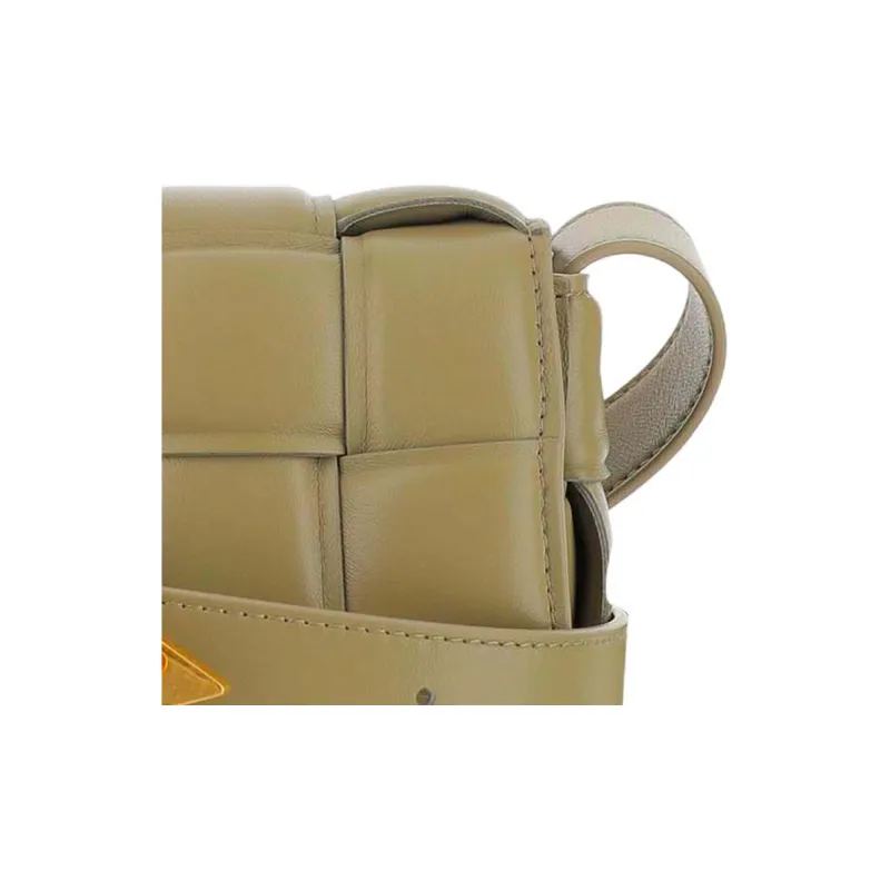 Bottega Veneta CASSETTE Sheepskin Shoulder Bag Crossbody Bag Mini Women's Taupe-2