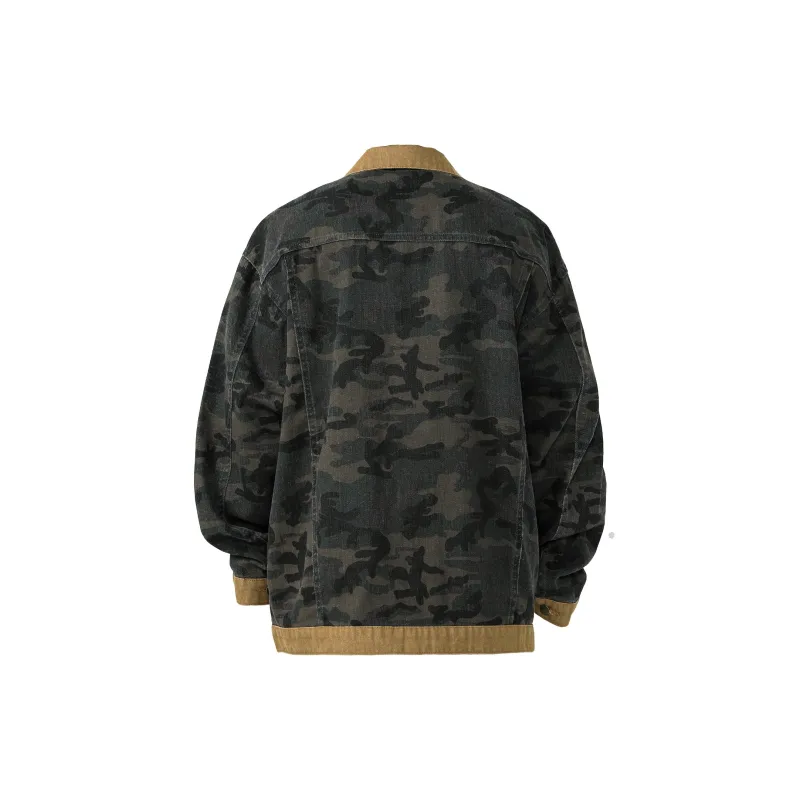 SWAMP AREA Denim Jacket Unisex Black-4