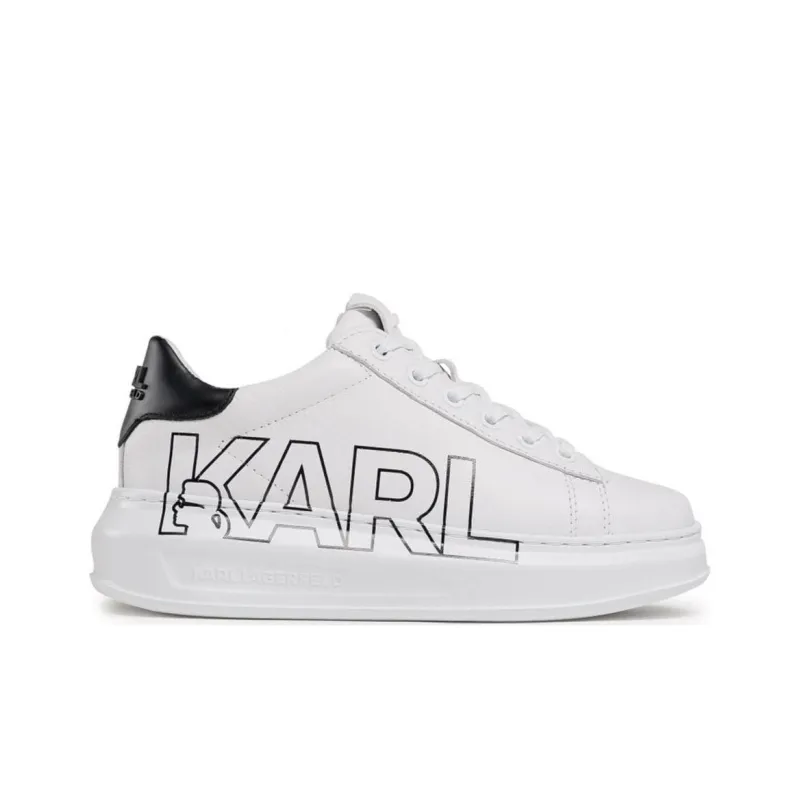KARL LAGERFELD Low Top Skateboard Shoes Women's White-1