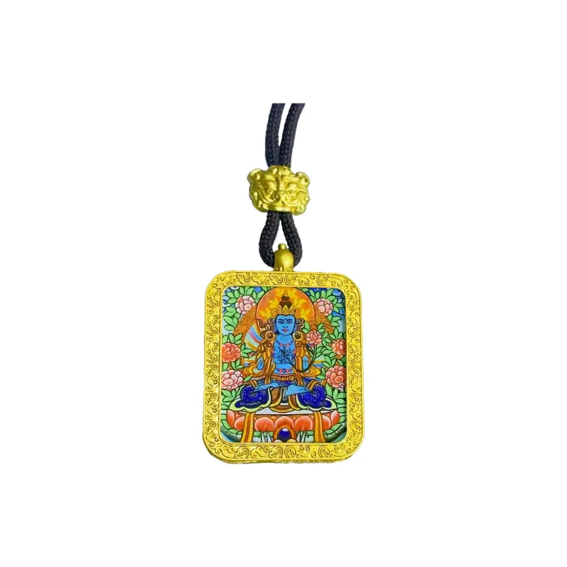 Jade Linmen Alloy Necklaces Unisex-12