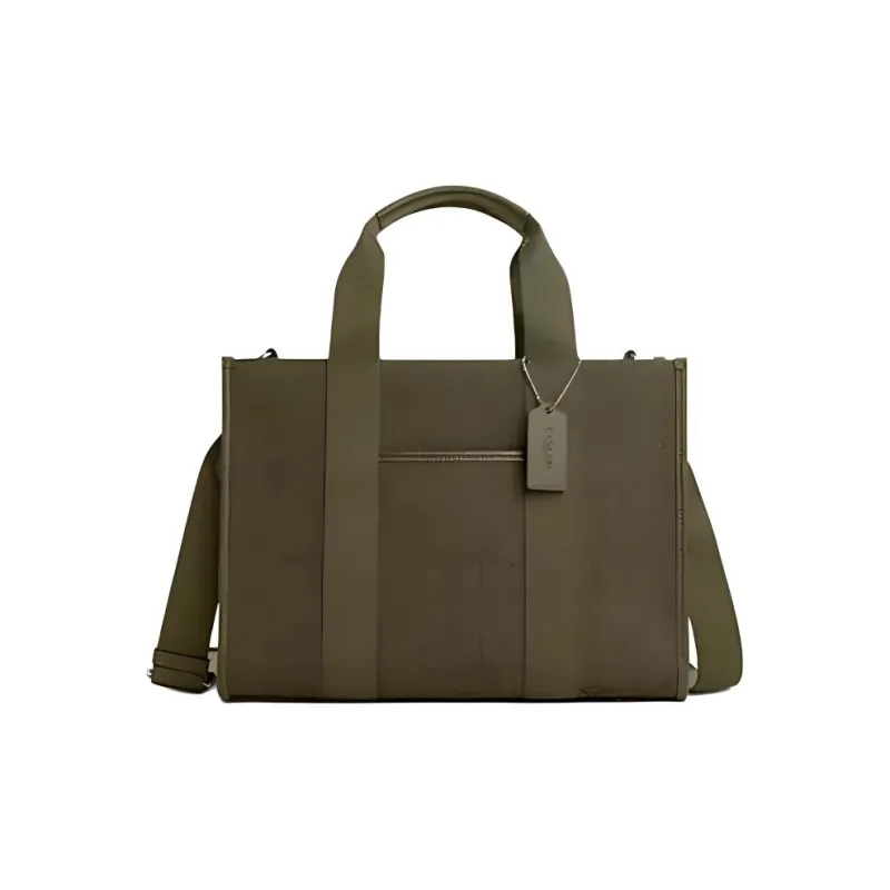 COACH Smith Refined Calfskin Tote Bag Shopping Bag Shoulder Bag Crossbody Bag Handbag Large Size Women's Olive-0