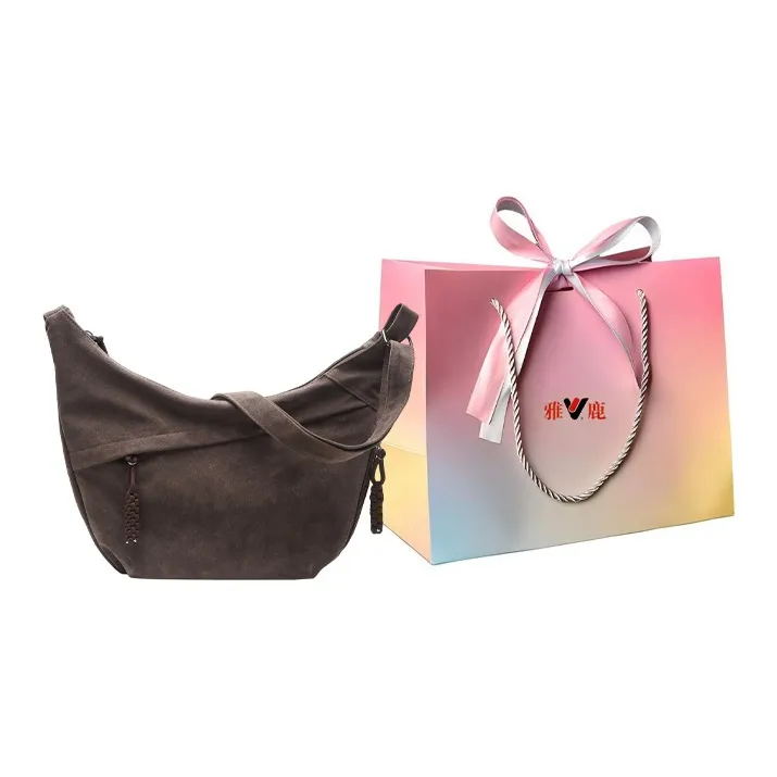 Yalu Suede Crossbody Bag, Shoulder Bag Regular Women's Multicolor-21