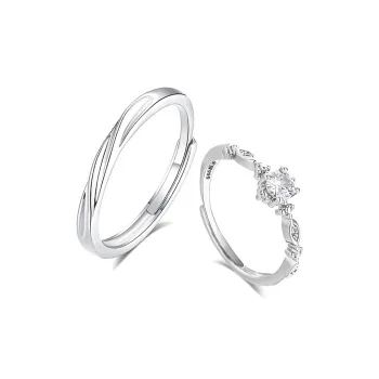 Kelanxi 999 Fine Silver Rings Unisex