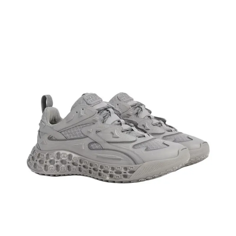 GUCCI Cub3d Low Top Casual Shoes Men's Gray-2