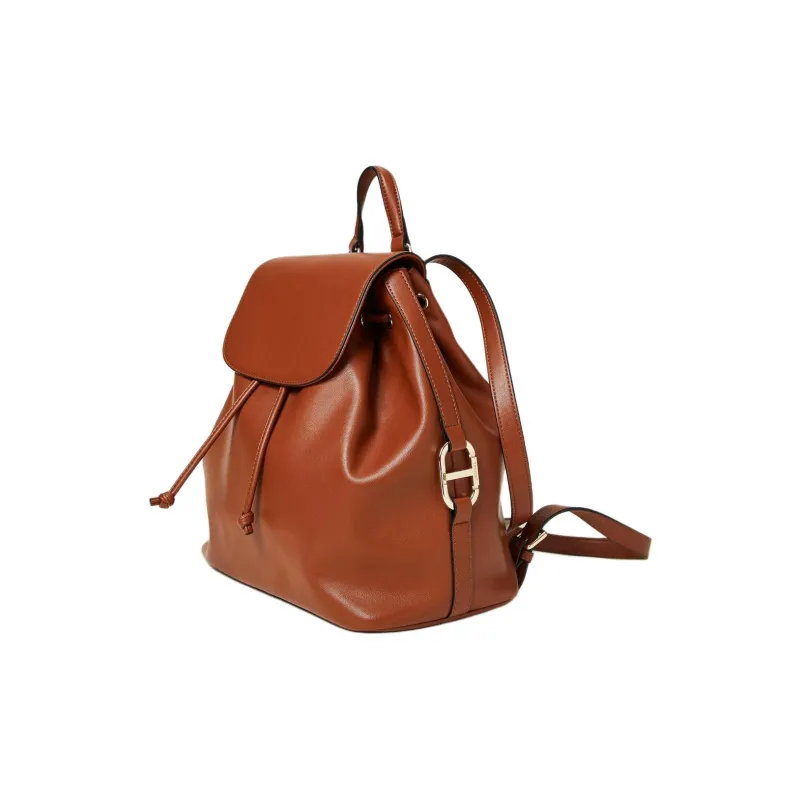 TWINSET MILANO PU Backpack Women's Brown-1