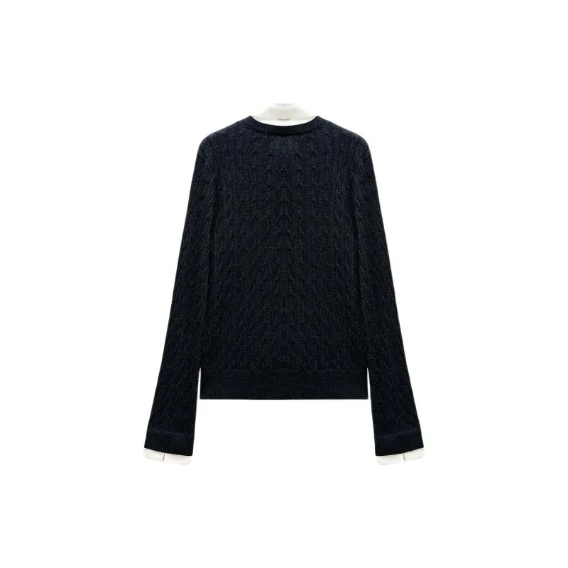 INSUN Knitwear Women's Dark Gray-1