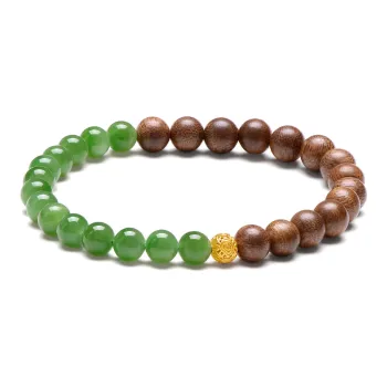 MARY WINDSOR Hetian Jade Bracelets Jasper Unisex