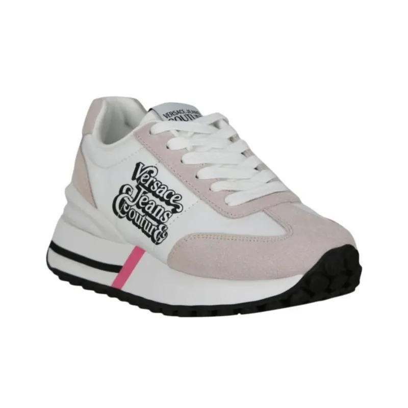 VERSACE JEANS COUTURE Spike Low Top Casual Shoes Women's White-2
