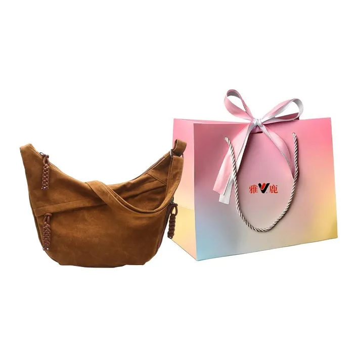 Yalu Suede Crossbody Bag, Shoulder Bag Regular Women's Multicolor-28