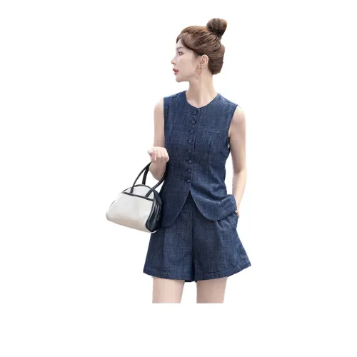 Cypress House Casual Suit Women's Dark Blue