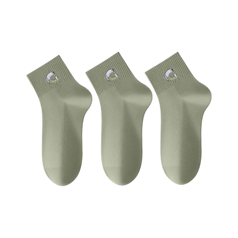 Lan Miao Mid Calf Socks Men's 3 Pack-20