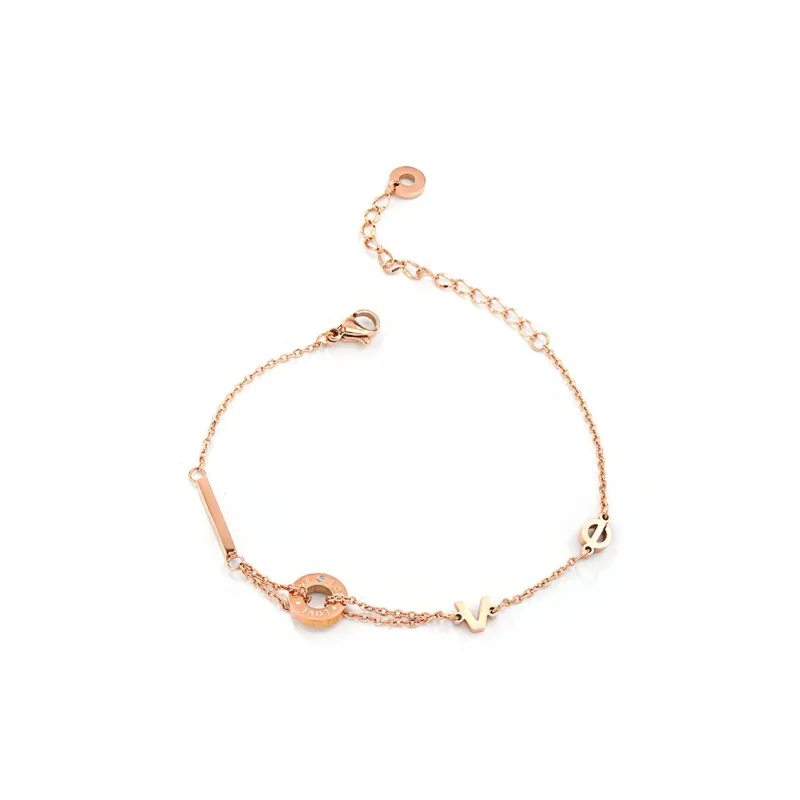 GAGA Titanium Steel Diamond Bracelets Women's-0