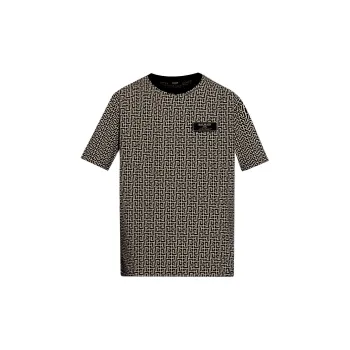BALMAIN Monogram jacquard T shirt