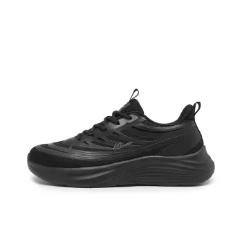 Warrior Cushioning Breathable Lightweight Low Top Casual Training Long Distance Running Running Shoes Men's Black