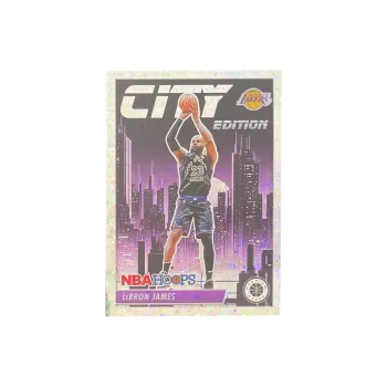 PANINI 2023 24 NBA HOOPS Refringer, Lakers, LeBron James, Bubbles Special Card Sports Cards 1 Pc