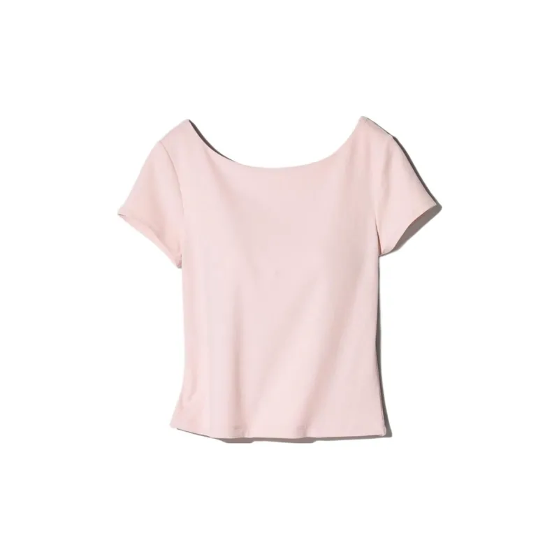 UNIQLO T Shirt Women's Pastel Pink-1